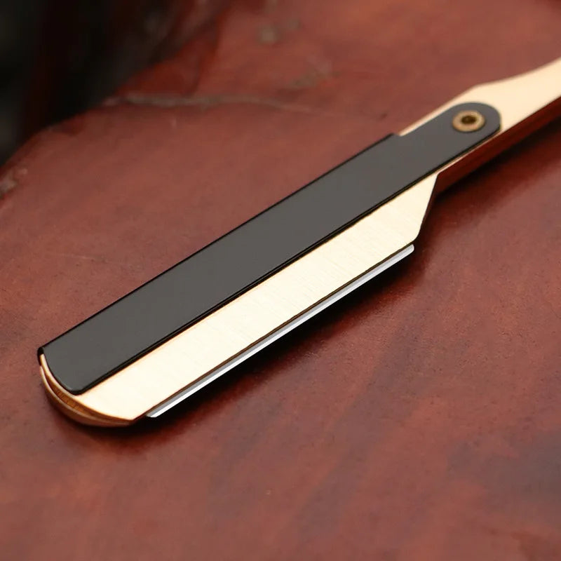 Professional Manual Shaver Straight Edge Stainless Steel Sharp Barber Razor Folding Shaving Beard Trimmer Cutter